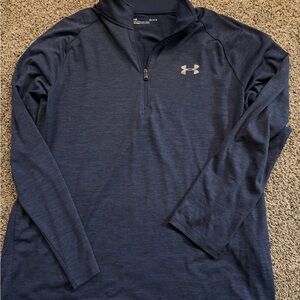 Under Armour Dark Blue Quarter-Zip Pullover